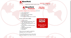 Desktop Screenshot of aboveworld.com